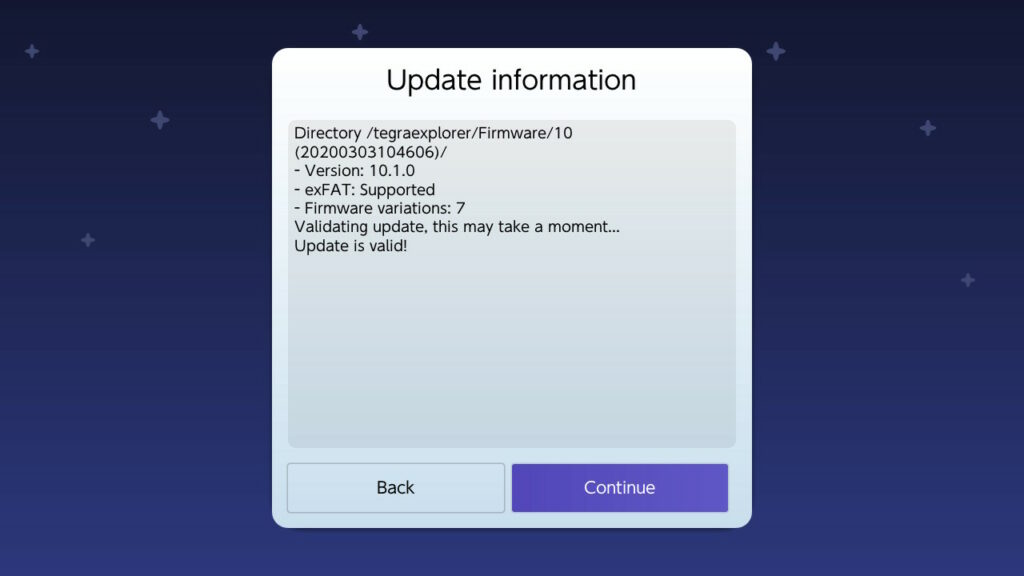Daybreak install firmware update